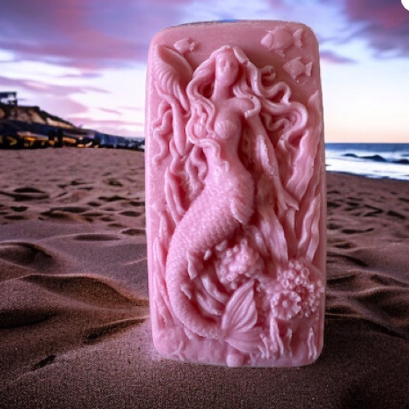 Hand Crafted Soap Mermaid Bar - Picture 2 of 6